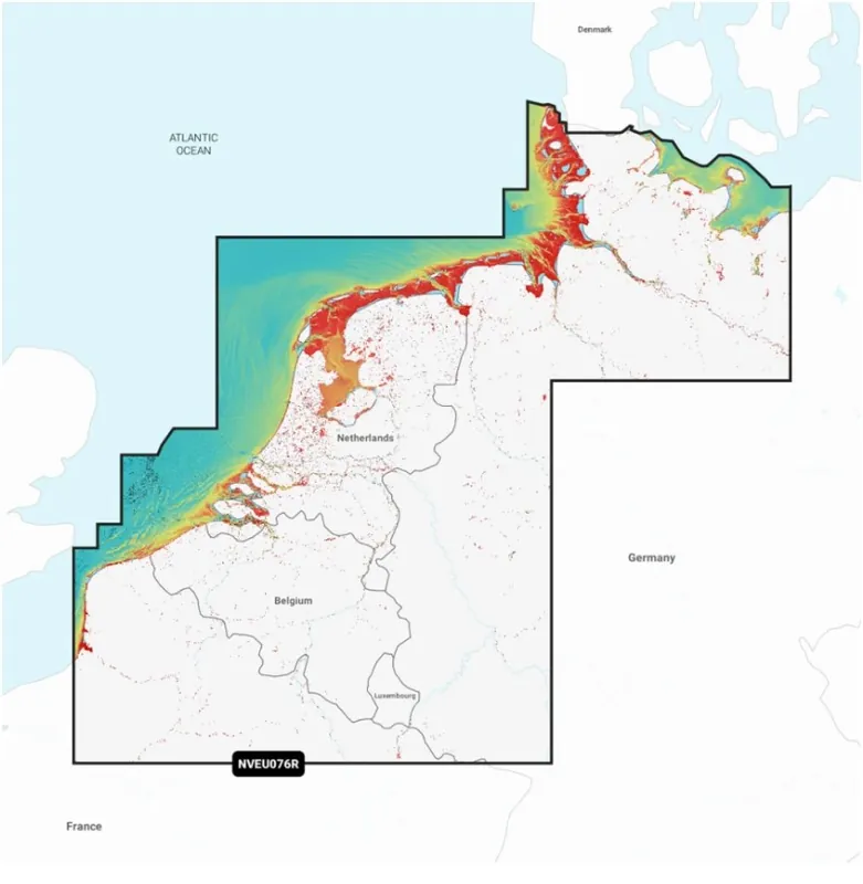 Navionics Vision+ Benelux En Duitsland West Waterkaart Actieprijs