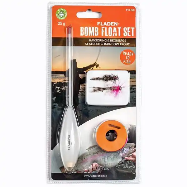 Op = Op Fladen Bomb-float set Seatrout/Trout 20g