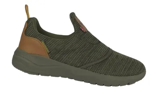 Nu Kopen Vass 'Easy-Stretch' Trainer Khaki Visschoenen 43