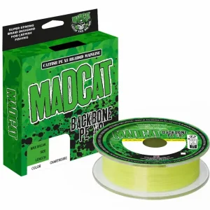 Merkproduct Madcat Backbone Gevlochten Lijn Chartreuse (3000m) 0.50mm/59.1kg