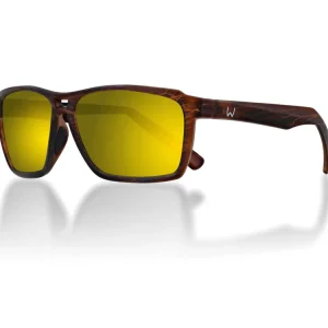 Westin W6 Street 150 Matte Zonnebril Brown Stripe - LB Brown LM Yellow AR Green Dagaanbieding