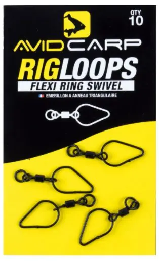 Uitverkoop Avid Carp Rig Loops Flexi Ring Swivel