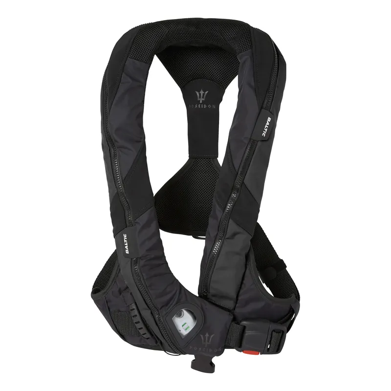 Baltic Poseidon 150N Auto Opblaasbaar Reddingsvest Zwart (40-120kg) Bestel Nu