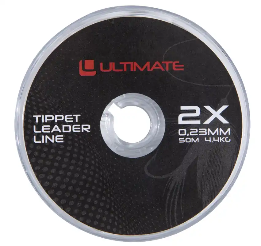 Ultimate Tippet Vliegvis Leader (50m) 2X Betrouwbaar