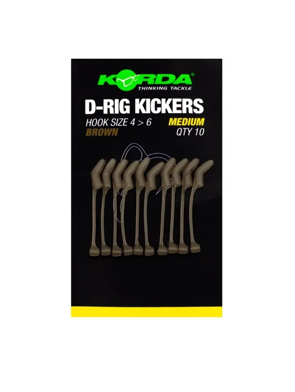 Korda Kickers D Rig Brown (10 Stuks) Medium Uitverkoop