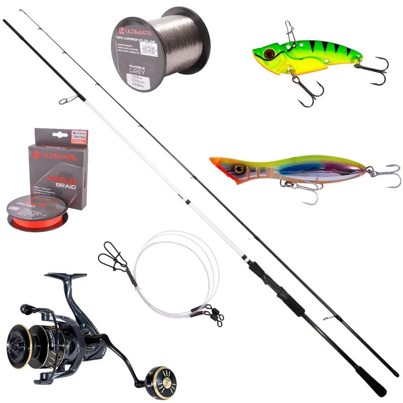 Ultimate Bluecore Seabass Lure Hengelset 2.90m (15-40g) Laatste Kans