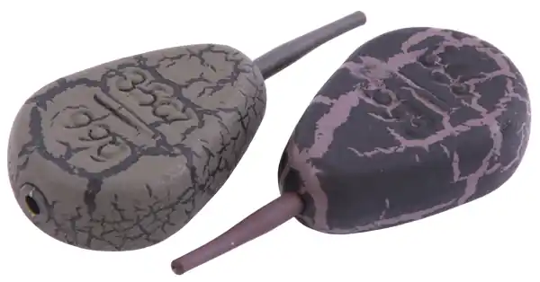 20 x Ultimate Camo Flat Pear Inline Lead 57gr Goedkoop