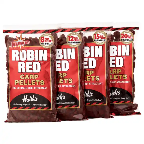 Flitsaanbieding Dynamite Carp Pellets 'Robin Red' Robin Red&39; 4mm (900g)