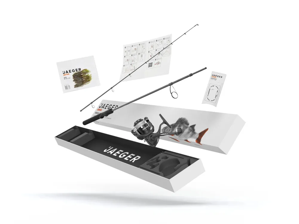 Jaeger Perch Go Kit Hengelset 2,04m (5-15g) Hoge Kwaliteit