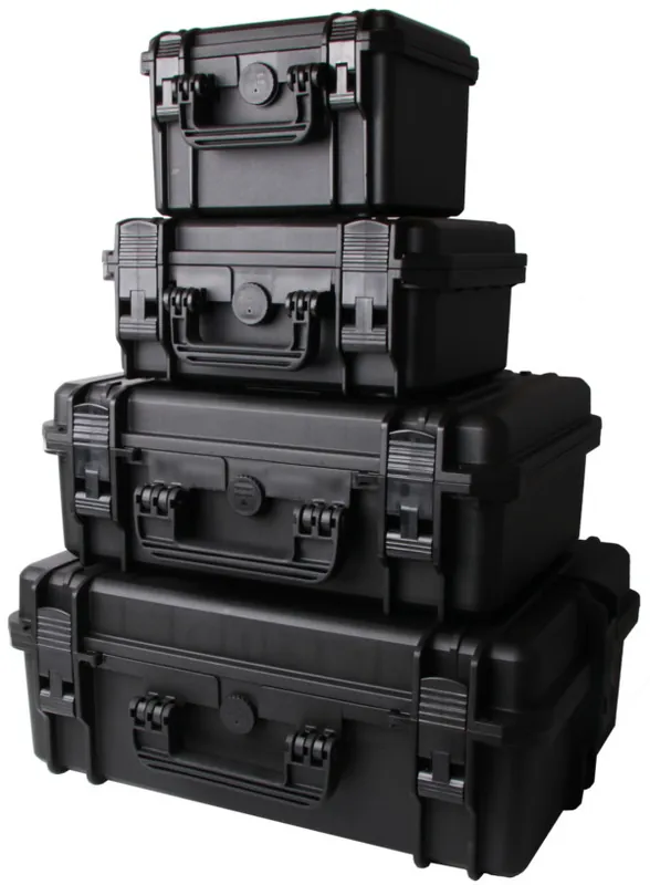 Total Protection Case incl. Foam, Water en Stofdicht! 258x243x168mm Gratis Retour