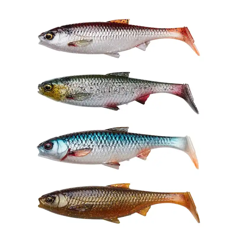 Savage Gear 3D River Roach Clear Water Mix (4 stuks) 12cm (17gr) Laatste Kans