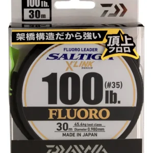 Daiwa Saltiga X'Link Fluorocarbon Leader 30m 0.83mm (80lb) Goedkoop