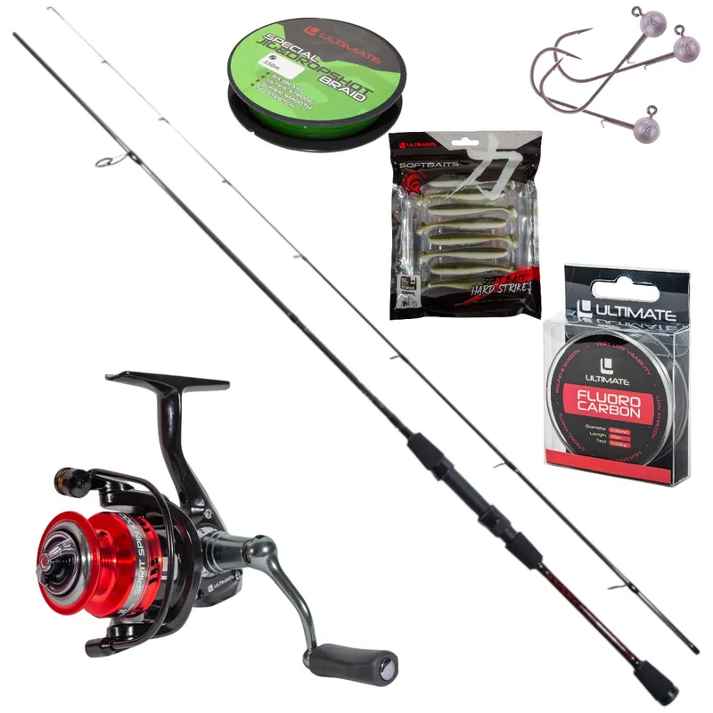 Seizoensaanbieding Ultimate Light Jig Shad Set 2.10m (5-15g)