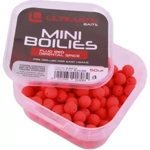 Ultimate Baits Pre-drilled Mini Boilies 9mm Fluo White - Extreme Garlic Favoriet