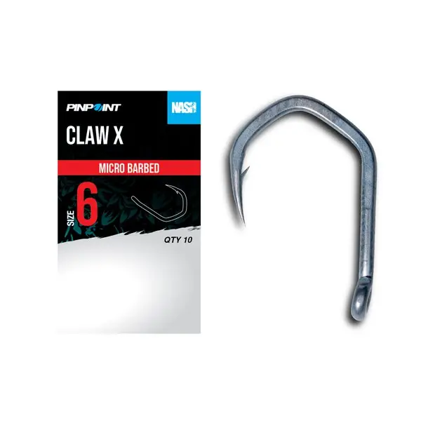 Rechtstreeks Van De Fabrikant Nash Claw X Karperhaken (10pcs) 2