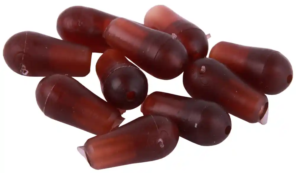 Hete Deal Rod Hutchinson Shock Beads 10 stuks Brown