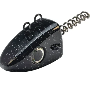 Direct Verzonden Svartzonker Deep Sea McRubber Screw In Loodkop 200g Black and Glitter
