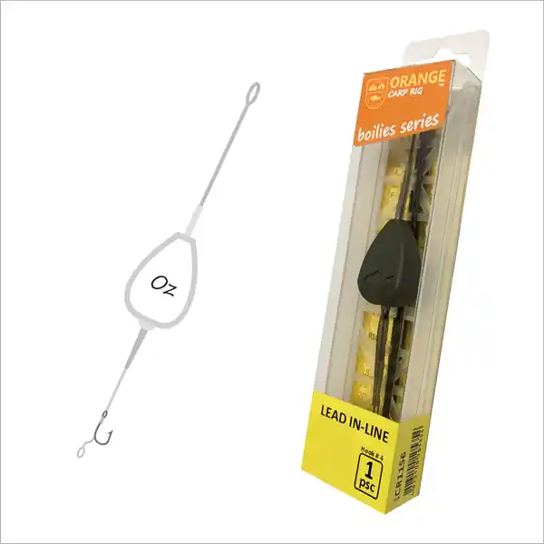 Life Orange Carp Rig Lead In-line 56g Lage Kosten