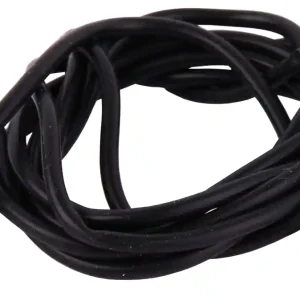Rod Hutchinson Silicon Tube Black S Black 1.5mm Direct Verzonden