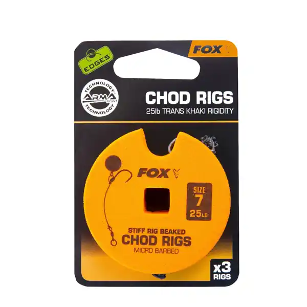 Fox Edge Armapoint Stiff Rig Beaked Chod Rigs - 3 stuks 7 Veilige Betaling