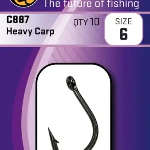 Beste Prijs Ashima C887 Heavy Carp Bulk OS Coated Karper Haak (50 stuks) 4