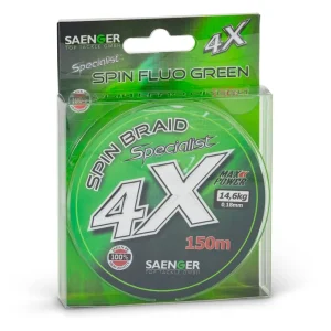 Saenger 4X Specialist Spin Braid Fl.Gr. 150m 0.14mm (11.3kg) Must-Have