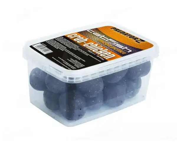Laatste Versie Predator-Z Catfish Mega Pellet, 30mm, 340g Crab-chicken