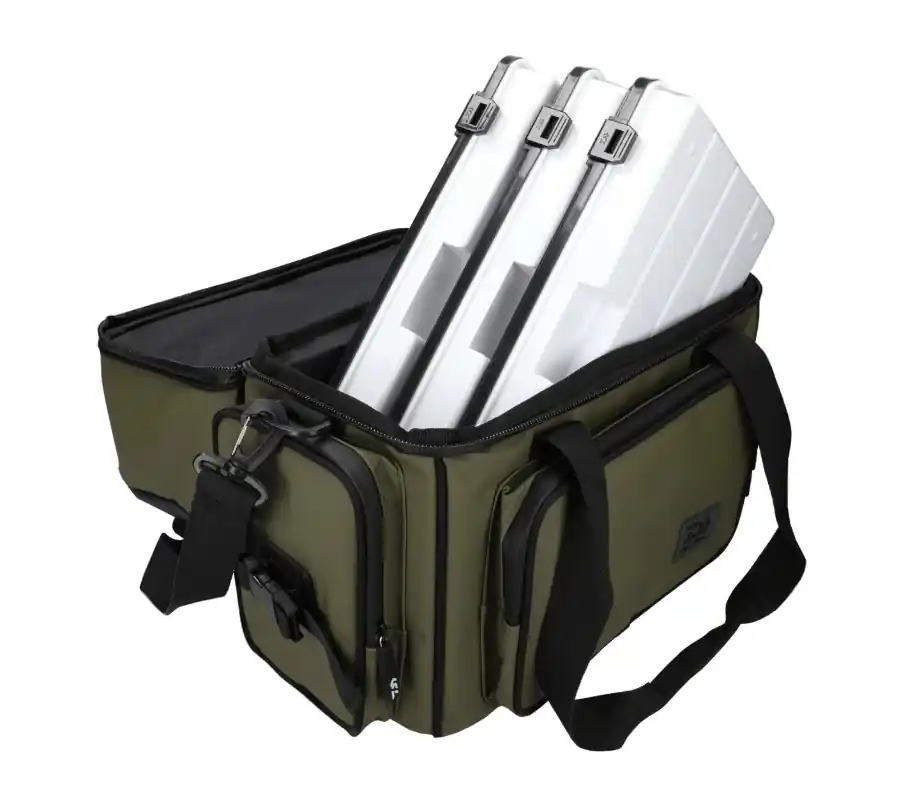 Op = Op Daiwa D-Vec WP 300 Tackle Box Bag Roofvistas (Incl. 3 Tackleboxen)