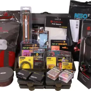 Mega Adventure Carp Box, stampvol end-tackle van bekende A-merken! Direct Verzonden