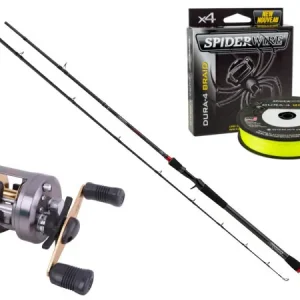 Heavy Cast Set met Fox Rage hengel, Shimano Reel en Spiderwire Koopje