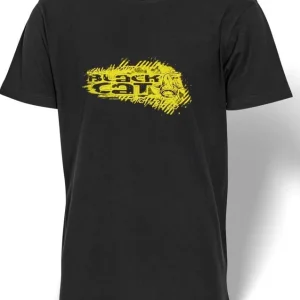 Black Cat Shirt Zwart L Gratis Retour