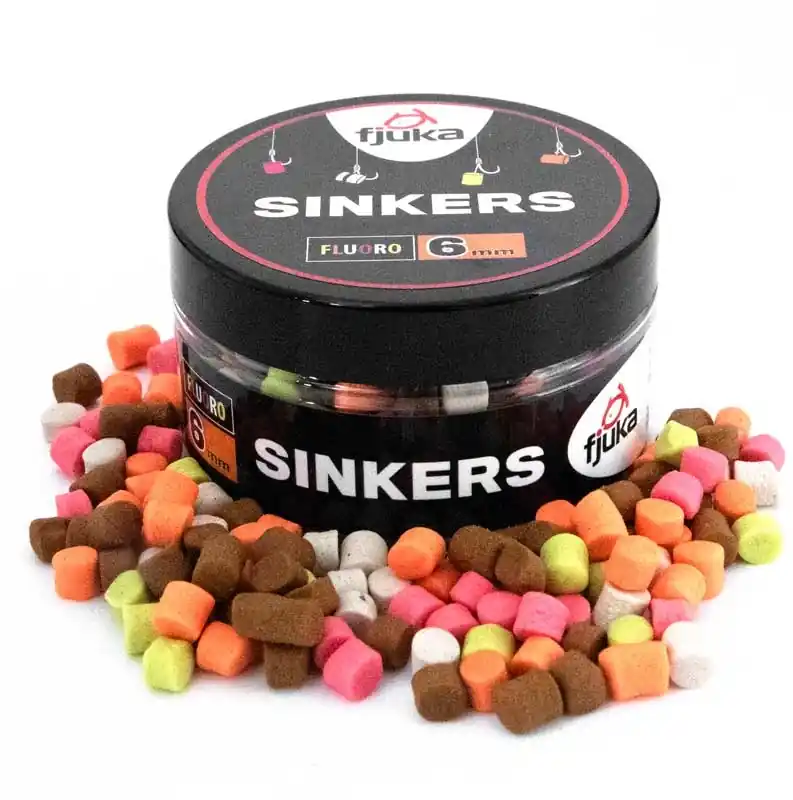 Op = Op Fjuka Sinkers Mixed Colours Hookbait Pellets 4mm
