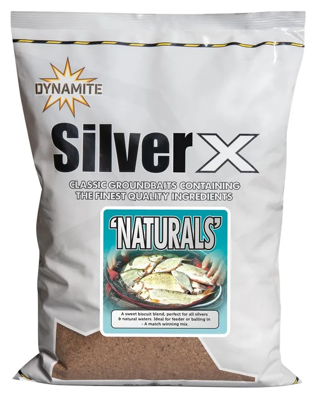 Dynamite Baits Silver X Naturals Groundbait (1.8kg) Laatste Versie