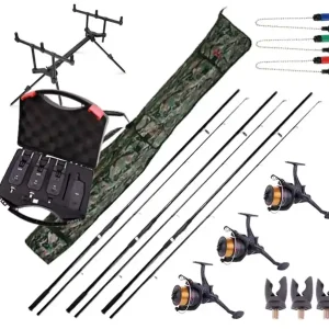Dagaanbieding Ultimate Triple Carp Canon Set 12ft (2,75lbs)
