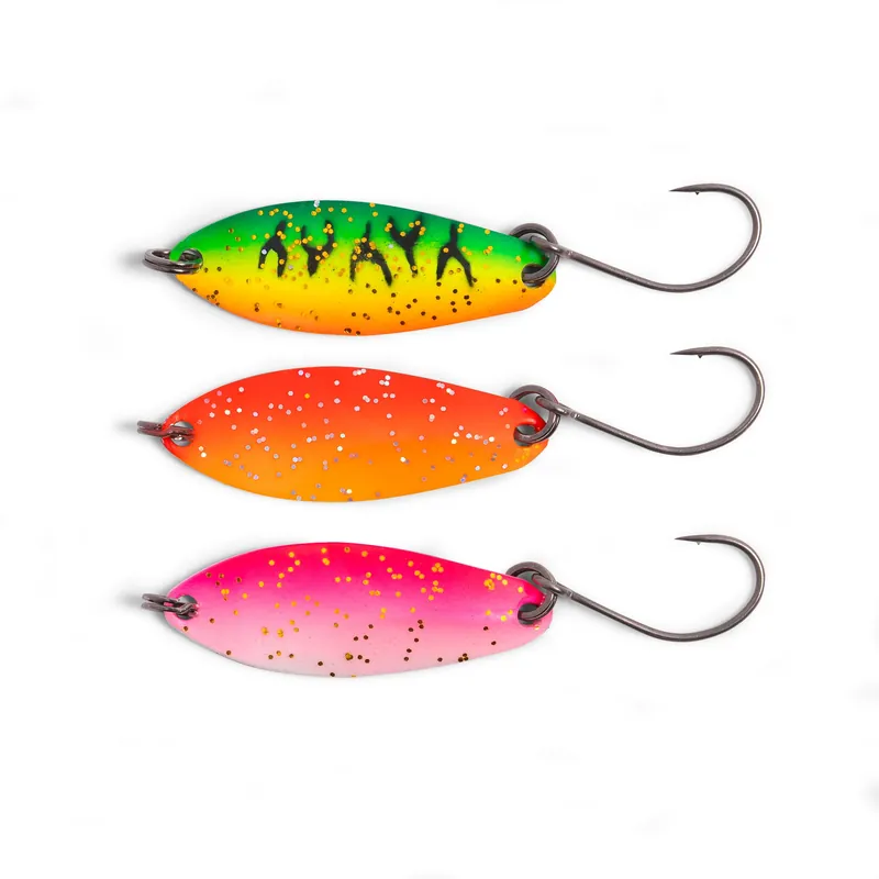 Betaalbaar Zebco Target Fish Trout UL Spoon Set 2.2g (3 Stuks)