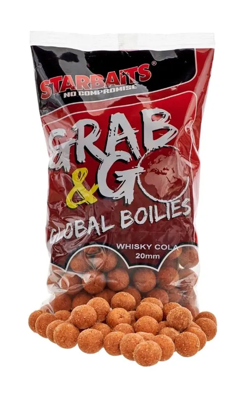 Bestseller Starbaits Grab & Go Global Boilies Whisky Cola 20mm (1kg)