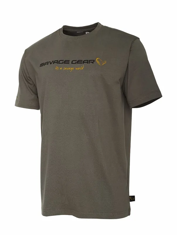 Savage Gear SG4 Logo T-Shirt L Superprijs