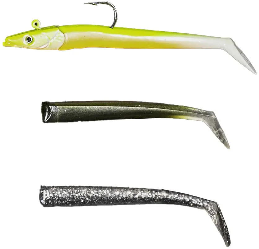 Exclusieve Aanbieding Lion Sports Acis Sandeel Mixed Shad 12cm (21g) Shiny/Blue/Silver