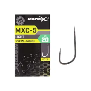 Matrix MXC-5 Barbless Spade End Witvishaken (10st) 16 Op = Op