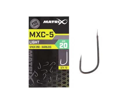 Matrix MXC-5 Barbless Spade End Witvishaken (10st) 16 Op = Op