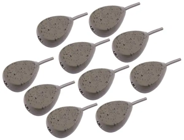 Alleen Vandaag NGT Gecoat Camo Lood Inline Flat Pear (10 stuks) 30g