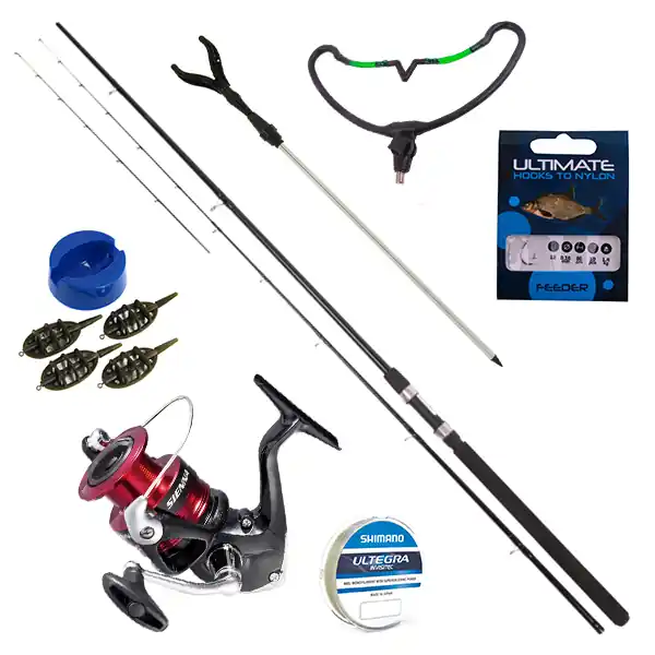 Gecertificeerd Allround Method Feeder Set met NGT hengel, Shimano molen én accessoires!