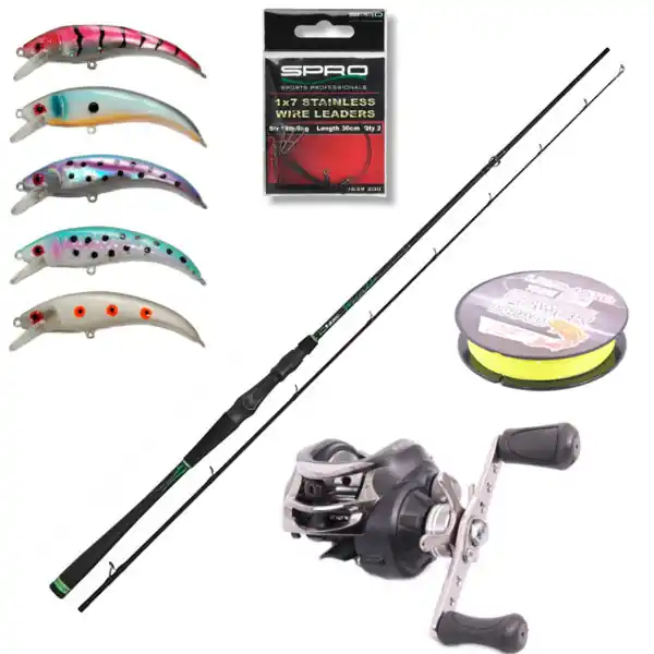 Baitcasting Set met Gunki hengel, Spro reel en meer! Seizoensaanbieding