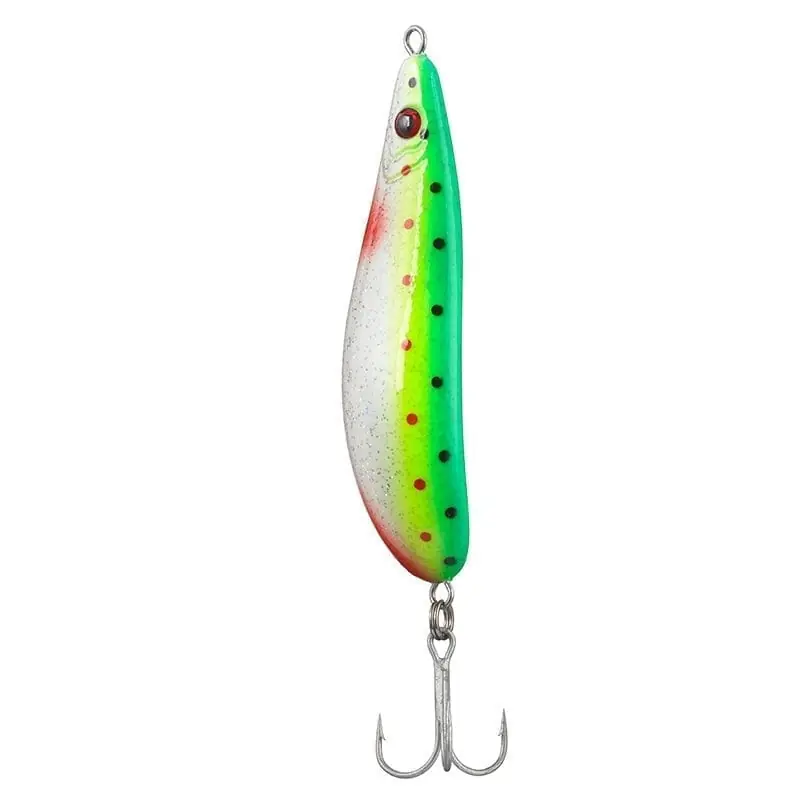 Op = Op Fladen Tappaja Spoon 11,5cm Green/Mother Of Pearl Dots
