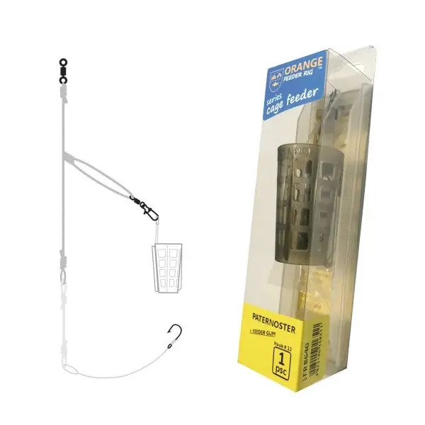 Life-Orange Feeder Rig Paternoster + Feedergum 30g Bestel Nu