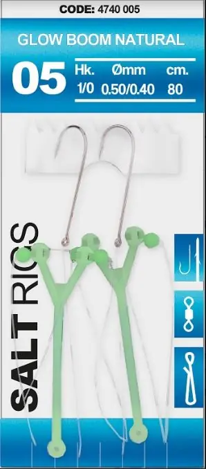 Spro Salt Rig #05 Glow Boom Natural Paternoster Merkproduct