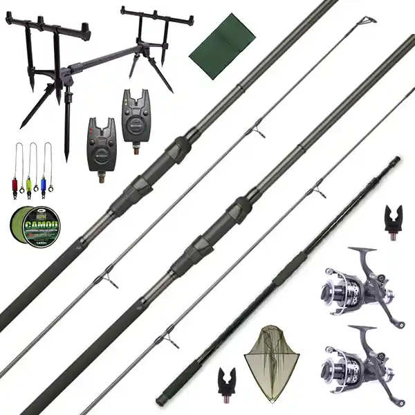 JRC Cocoon Carp Set met hengels, molens en accessoires! Merkproduct