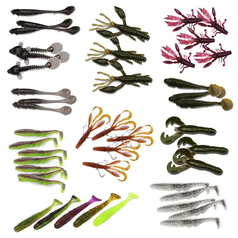 Big Perch Softbait Pack (51 stuks!) Flitsaanbieding
