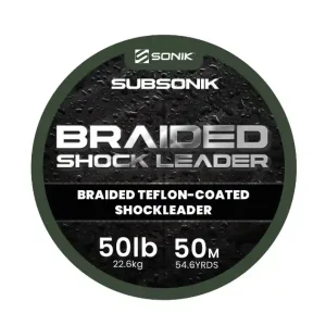Sonik Braided Shock Leader 50lb (50m) Speciale Aanbieding