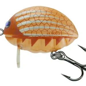 Salmo Lil' Bug 2cm Floating Plug Black Bug Beperkte Voorraad